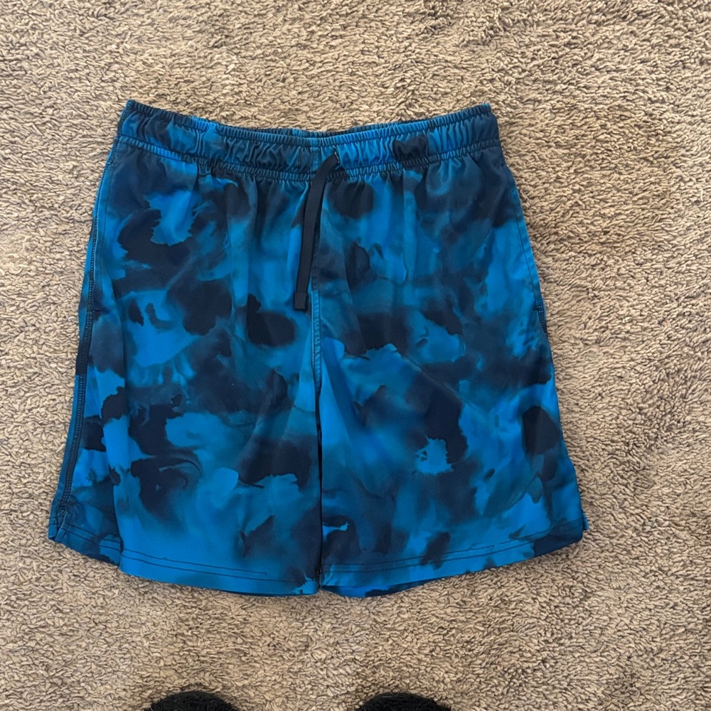 Athletic Works Blue and Black Shorts